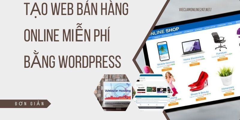 Tạo Web Bán Hàng Online Miễn Phí Bằng Wordpress